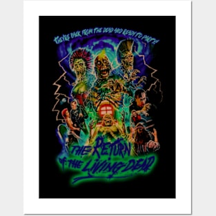 The Return Of The Living Dead, Vintage Horror. (Version 2) Posters and Art